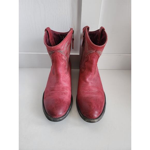 ARIAT Billie Unbridled Red Leather Western Cowgirl Boot - Women's 11B NEW - Picture 2 of 12